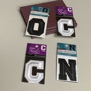 Next Style Fashion Art Embroidery Letters